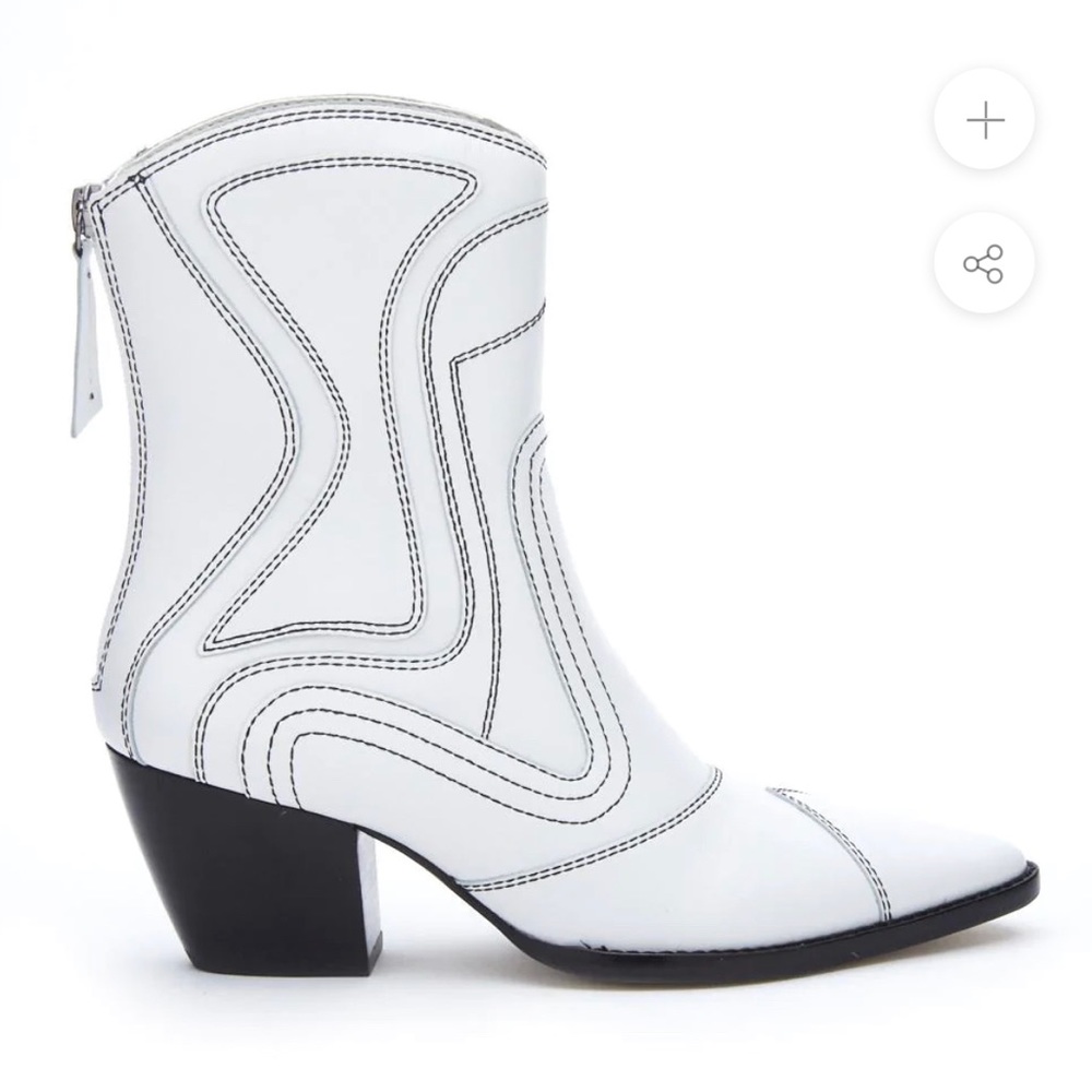 Matisse White Leather Boot